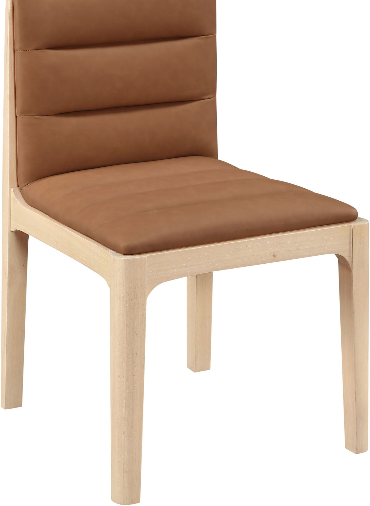 Ellis - Vegan Leather Upholstered Dining Chair (Set of 2) - Natural Base