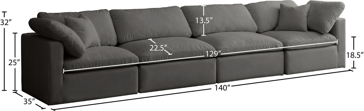 Plush - Modular 4 Seat Sofa