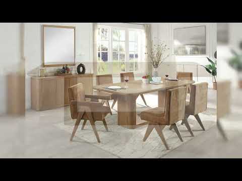 Zoey - Accent Chair - Chocolate Suede & Oak