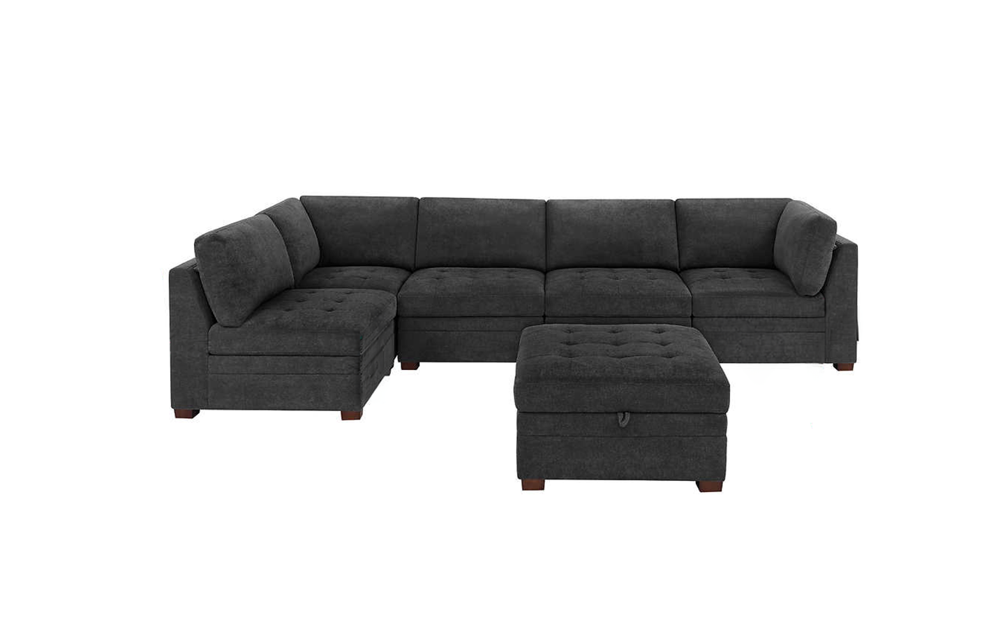 THOMASVILLE TISDALE 6PIECE SECTIONAL WITH STORAGE OTTOMAN Chance's