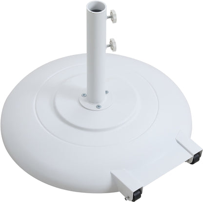 Amalfi - Patio Umbrella - White Base / White Pole