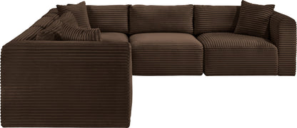 Shaggy - 5 Piece Modular Corner Sectional