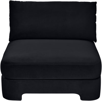 Hammond - Velvet Performance Fabric Upholstered Armless Chair