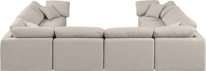 Indulge - Linen 8 Piece Modular Sectional