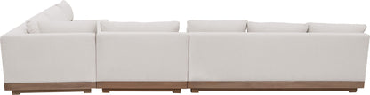 Solace - Olefin 5 Piece Outdoor Patio Modular Sectional
