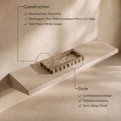 Josie - Genuine Marble Tray