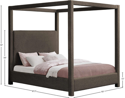 Eden - Boucle Fabric Upholstered Bed