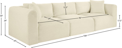 Shaggy - 3 Seat Modular Sofa