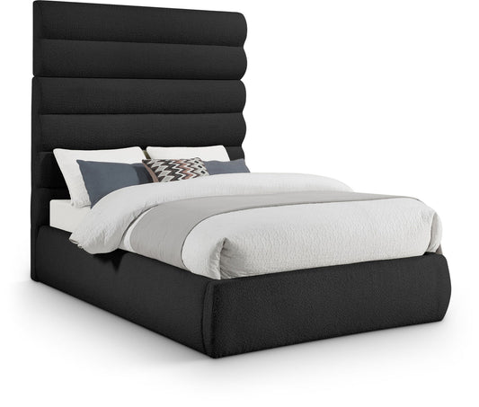 Adam - Boucle Fabric Bed With 70.5" Headboard