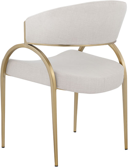 Privet - Dining Chair (Set of 2) - Gold Base