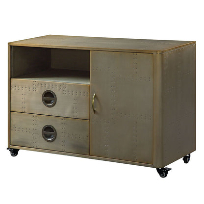 Jennavieve - Cabinet - Gold Aluminum