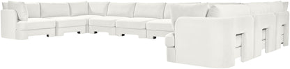 Hammond - Velvet Performance Fabric Upholstered 10 Piece Sectional