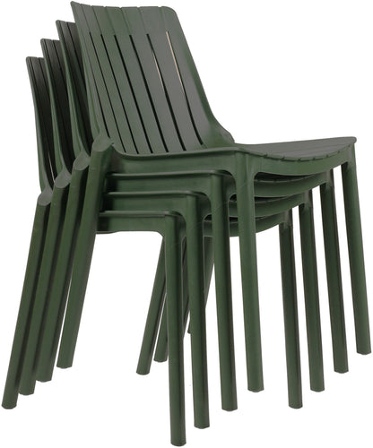 Marilla - Polypropylene Outdoor Patio Dining Chair (Set of 4)
