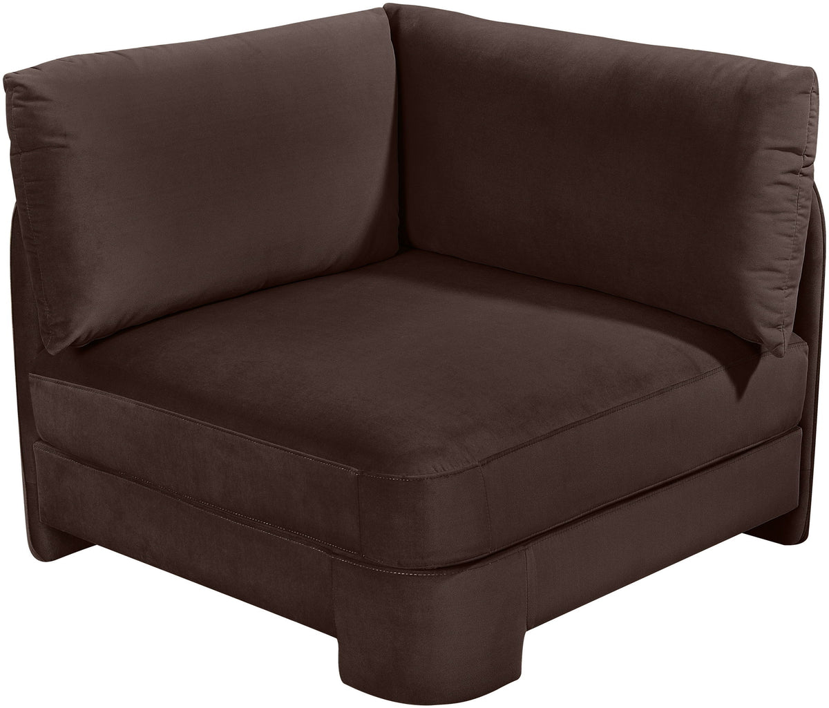 Hammond - Velvet Performance Fabric Upholstered Corner Chair
