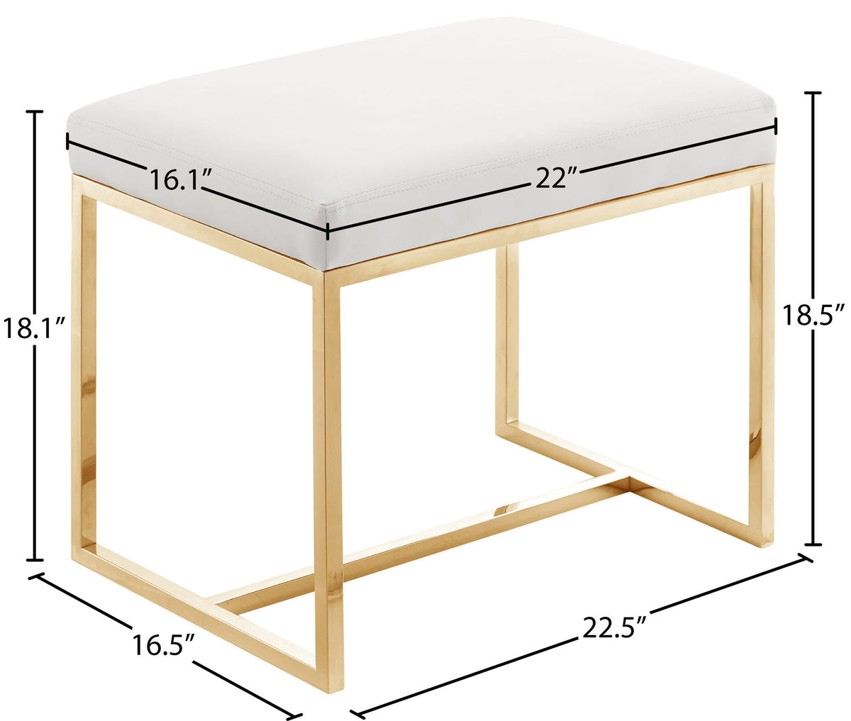 Monroe - Stool Ottoman