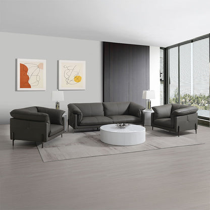 Tadi - Chair - Black Top Grain Leather