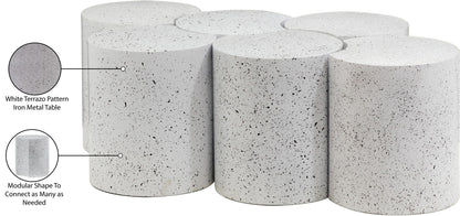 Dimple - 6 Piece Modular Coffee Table - Terazzo Finish