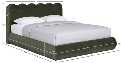 Tempo - Velvet Upholstered Bed