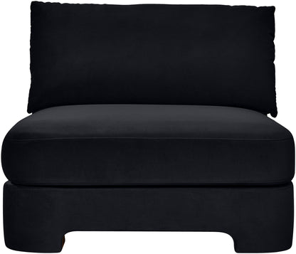 Hammond - Velvet Performance Fabric Upholstered Armless Chair