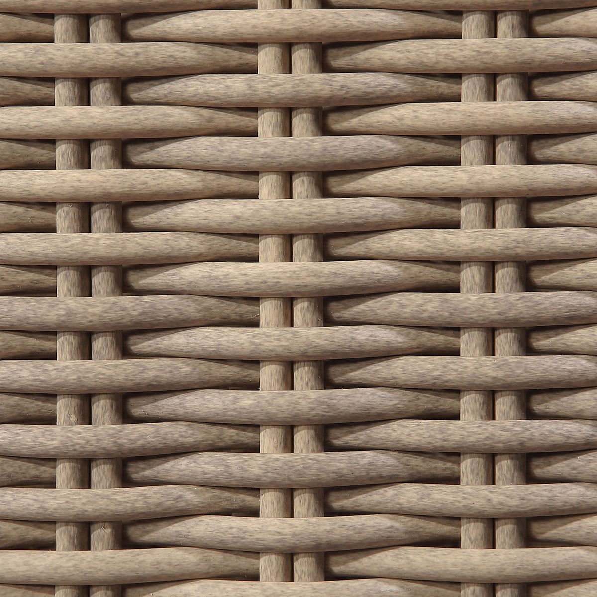 Seacrest - Teak Wood And Wicker Outdoor Patio Coffee Table