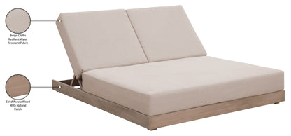 Solace - Olefin Performance Fabric Outdoor Patio Double Lounge Chair