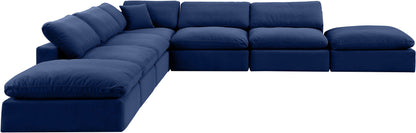 Comfy - 7 Piece Velvet Modular Corner Sectional