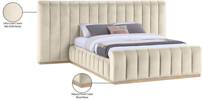 Amara - Velvet Upholstered Bed