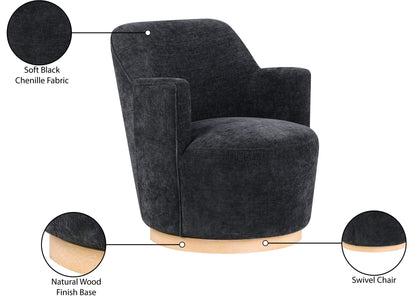 Clarita - Chenille Swivel Accent Chair