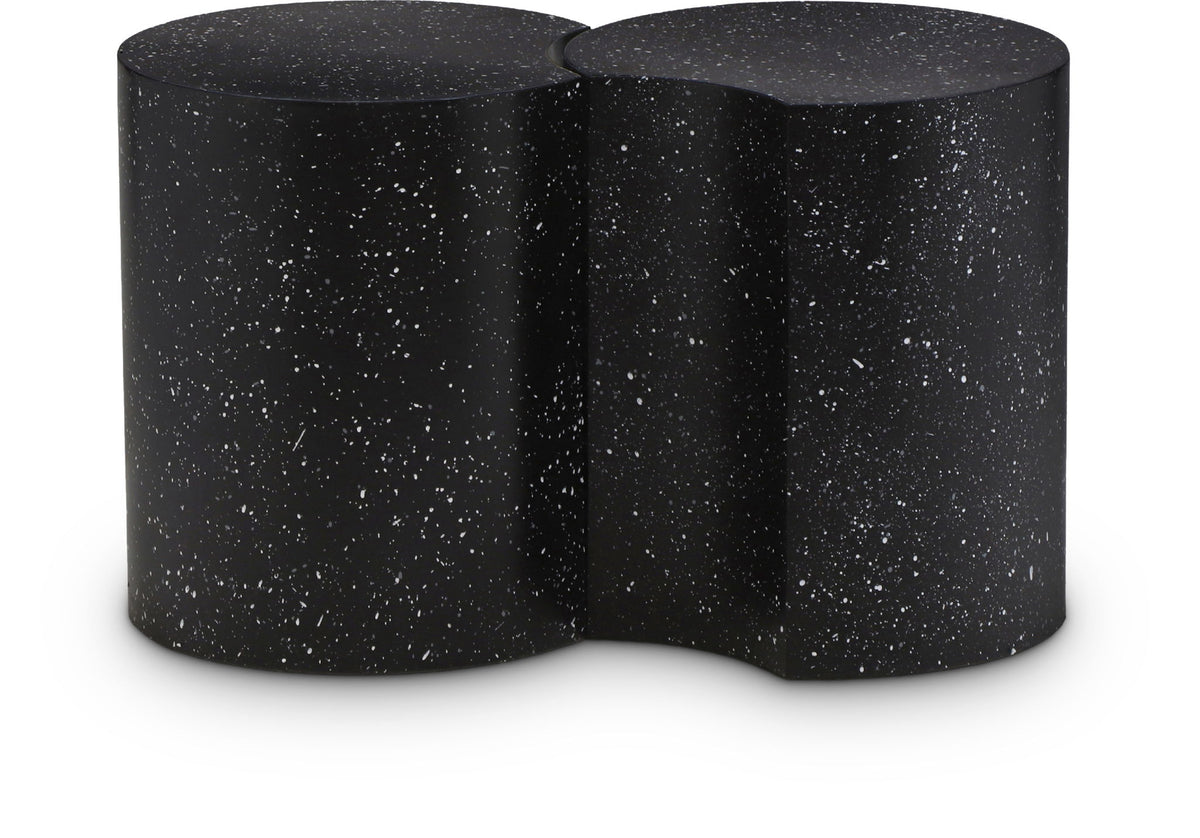 Dimple - 2 Piece Modular End Table - Terazzo Finish