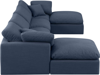 Indulge - Linen 6 Piece Modular Double Chaise Sectional