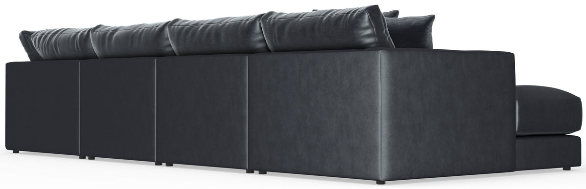 Remington - Modular Sofa And Cocktail Ottoman - Slate
