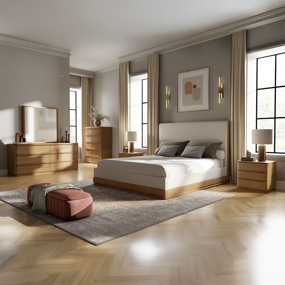 Zoey - Nightstand - Oak