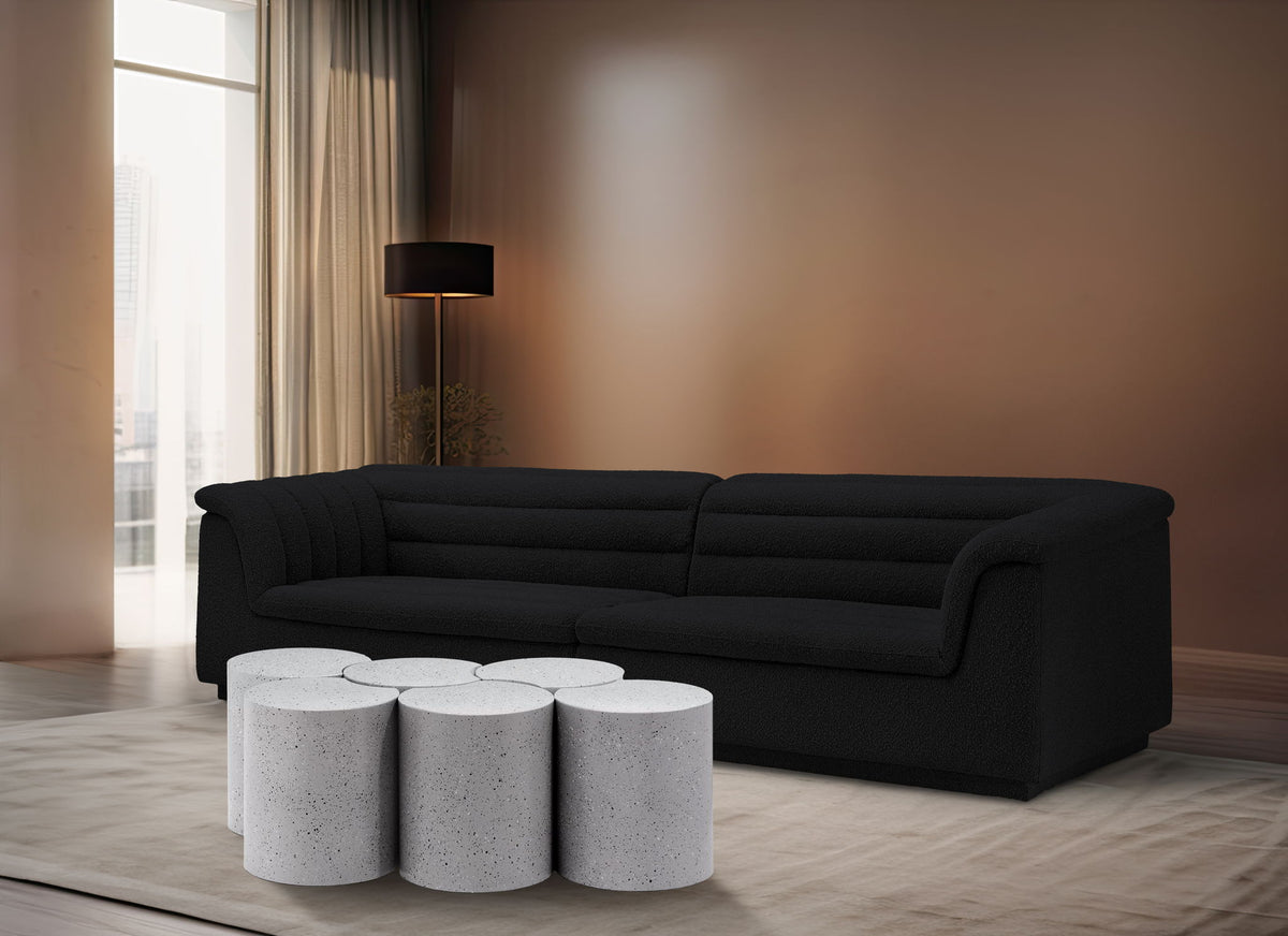 Dimple - 6 Piece Modular Coffee Table - Terazzo Finish
