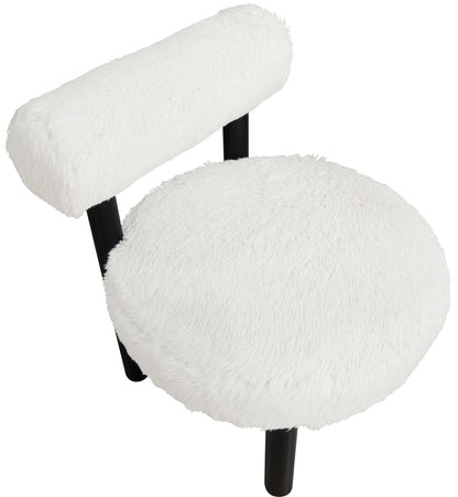 Ambre - Vegan Shearling Fabric Upholstered Accent Chair