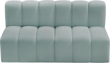 Arc - Faux Leather 2 Seats Modular Sofa