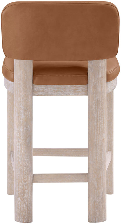 Paloma - Faux Leather Upholstered Counter Stool (Set of 2)