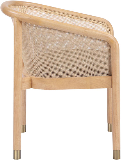Sylvan - Vegan Leather Dining Chair (Set of 2) - Natural Frame
