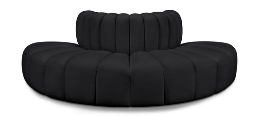 Arc - Faux Leather 4 Piece Modular Sofa