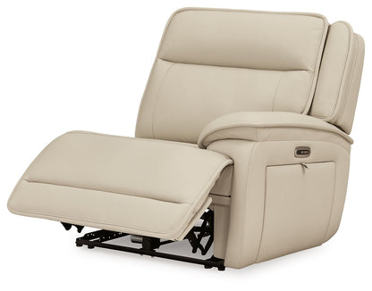 Double Deal - 4-Piece Power Reclining Sectional - Almond