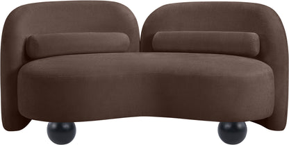Daphne - Chenille Loveseat