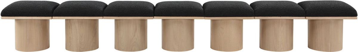 Pavilion - 7 Piece Modular Bench With Natural Base