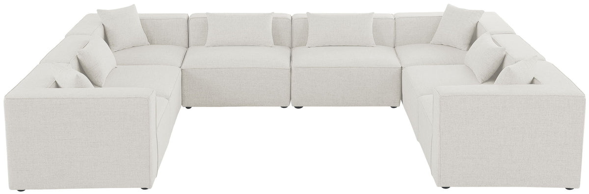 Cube - Linen 8 Piece Modular Sectional