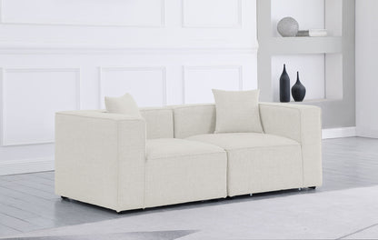 Cube - Linen Modular 2 Seat Sofa