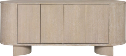 Caldra - Oak Veneer And Solid Wood Sideboard / Buffet