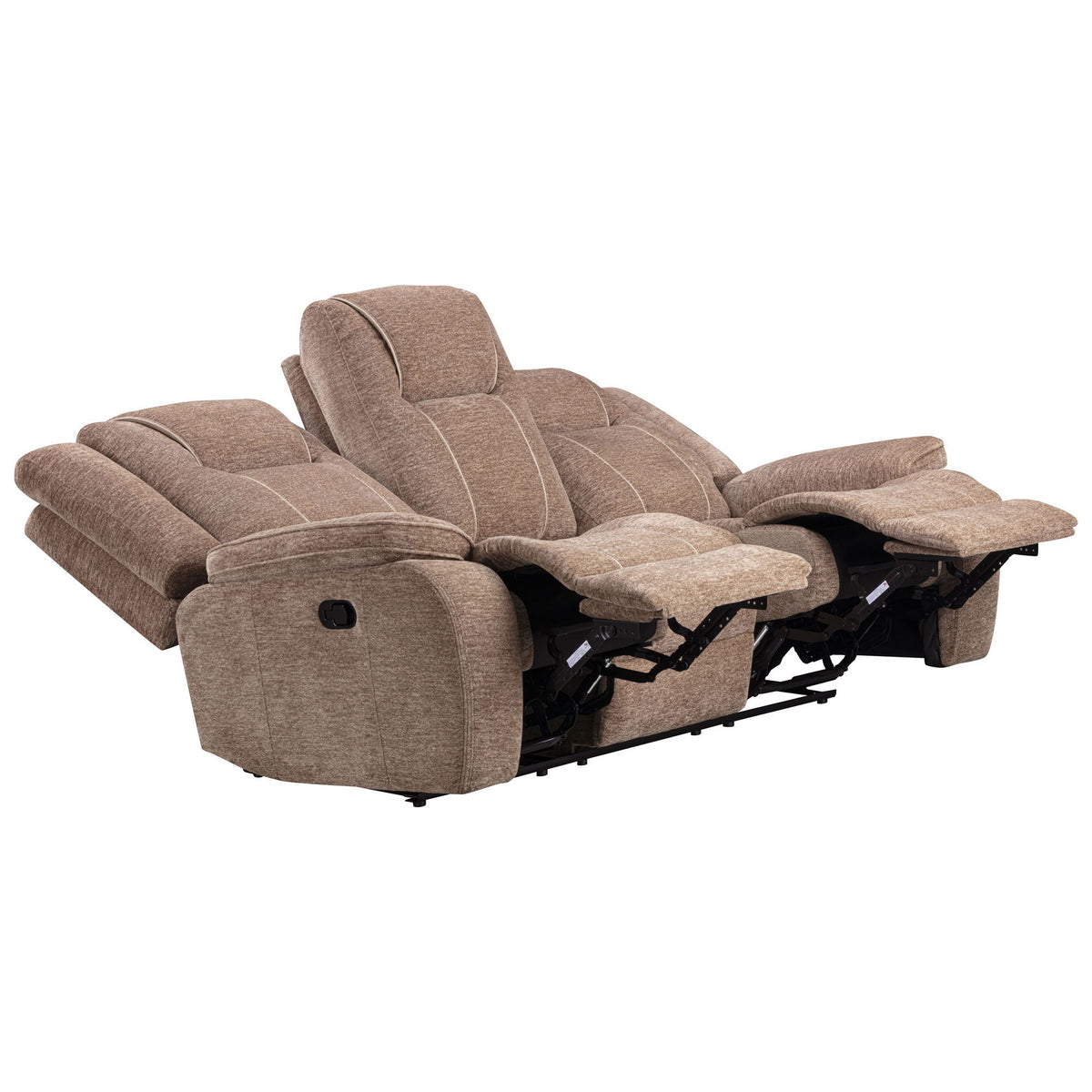 Bruno - Manual Sofa - Plush Tobacco