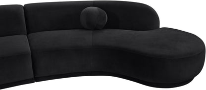 Avra - 192" Velvet Performance Fabric Upholstered Sectional