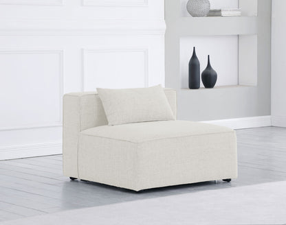 Cube - Linen Armless Chair