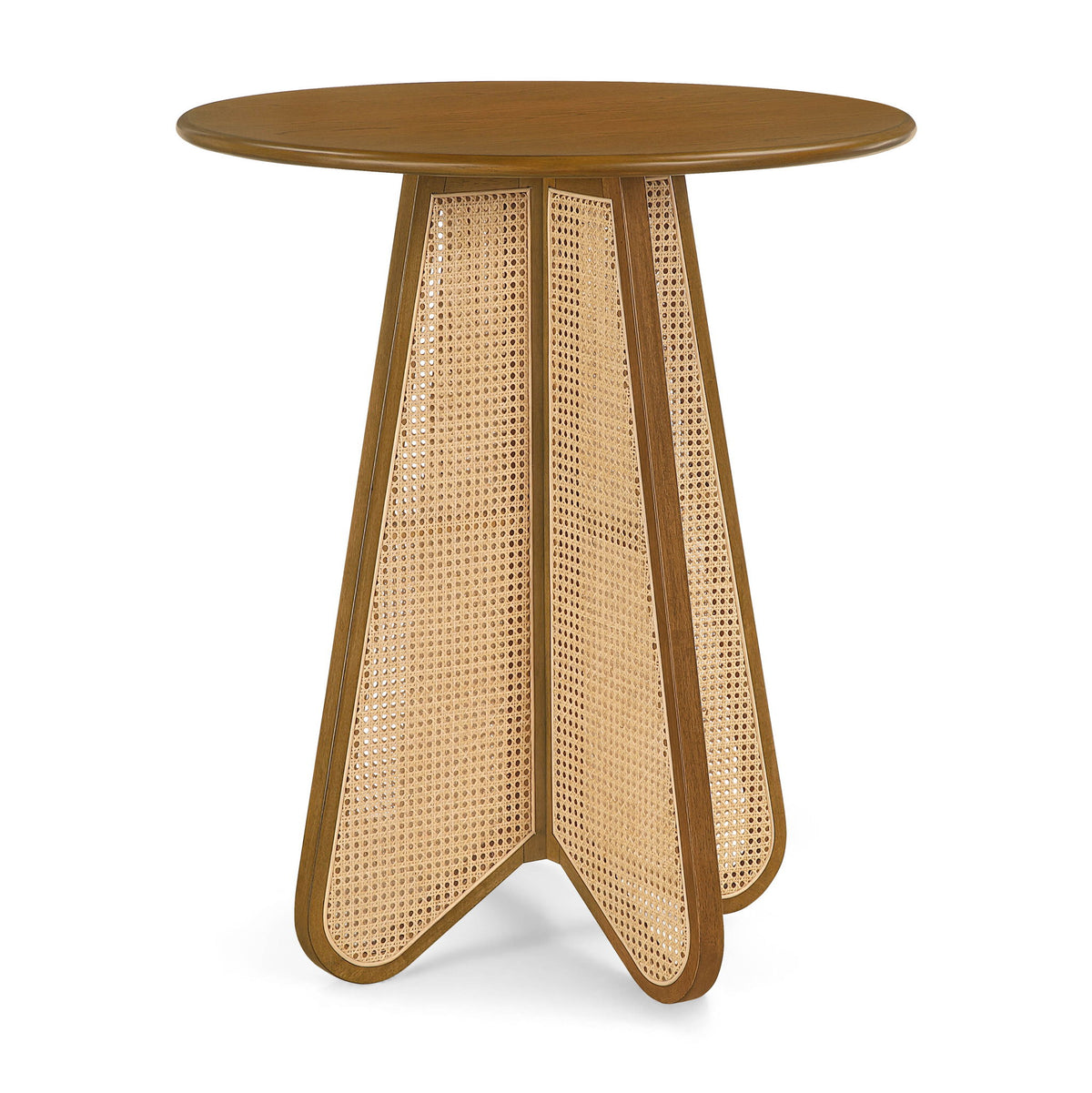 Butterfly - Solid Wood And Natural Cane Table
