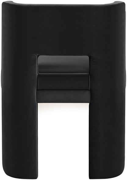 Zuno - Velvet Performance Fabric Upholstered Dining Chair (Set of 2)