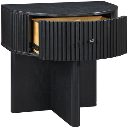 Cortland - Acacia Veneer And Solid Wood Night Stand